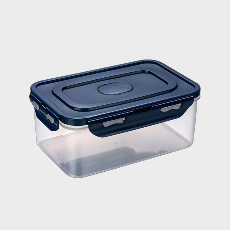 PFS002 1420ml 직사각형 PP 식품 보관 용기(4면 래칭 통풍 뚜껑 포함)